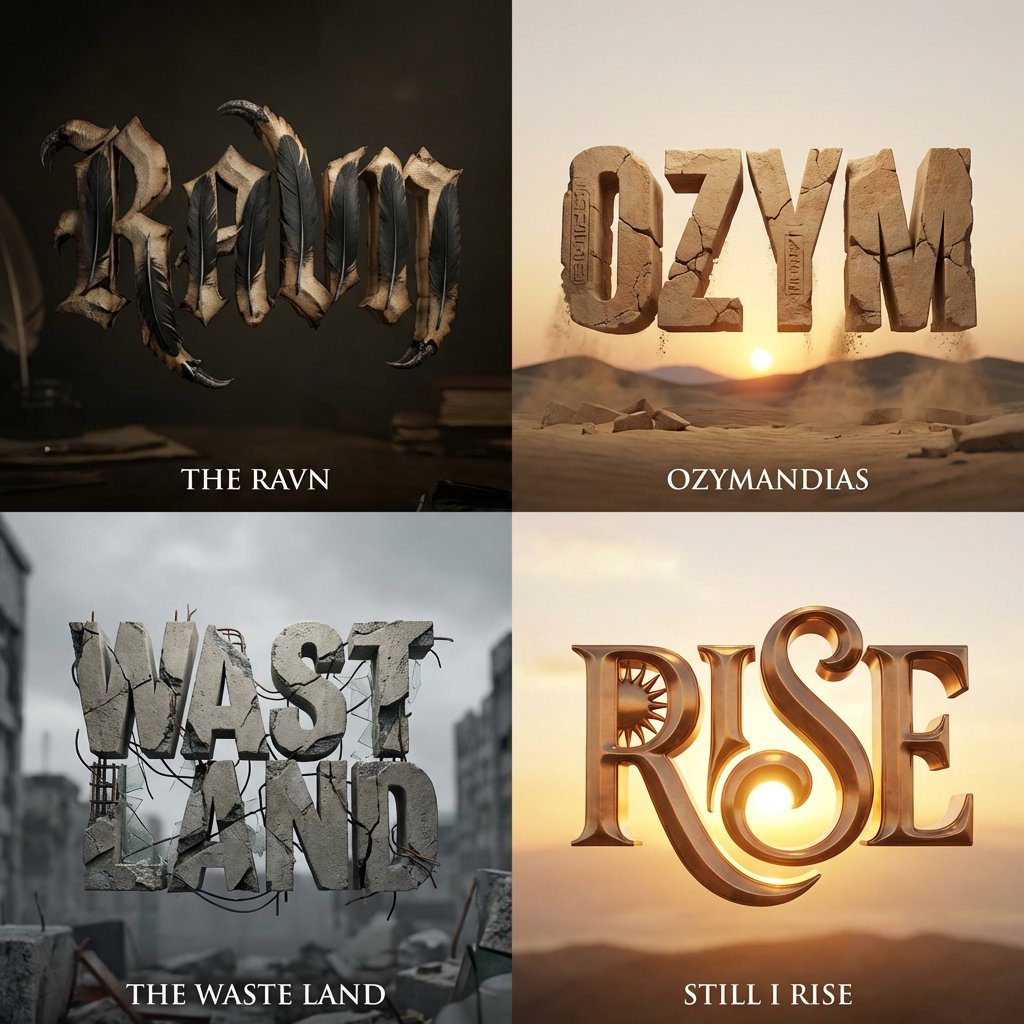 Typographic Transmutation Based on Poems