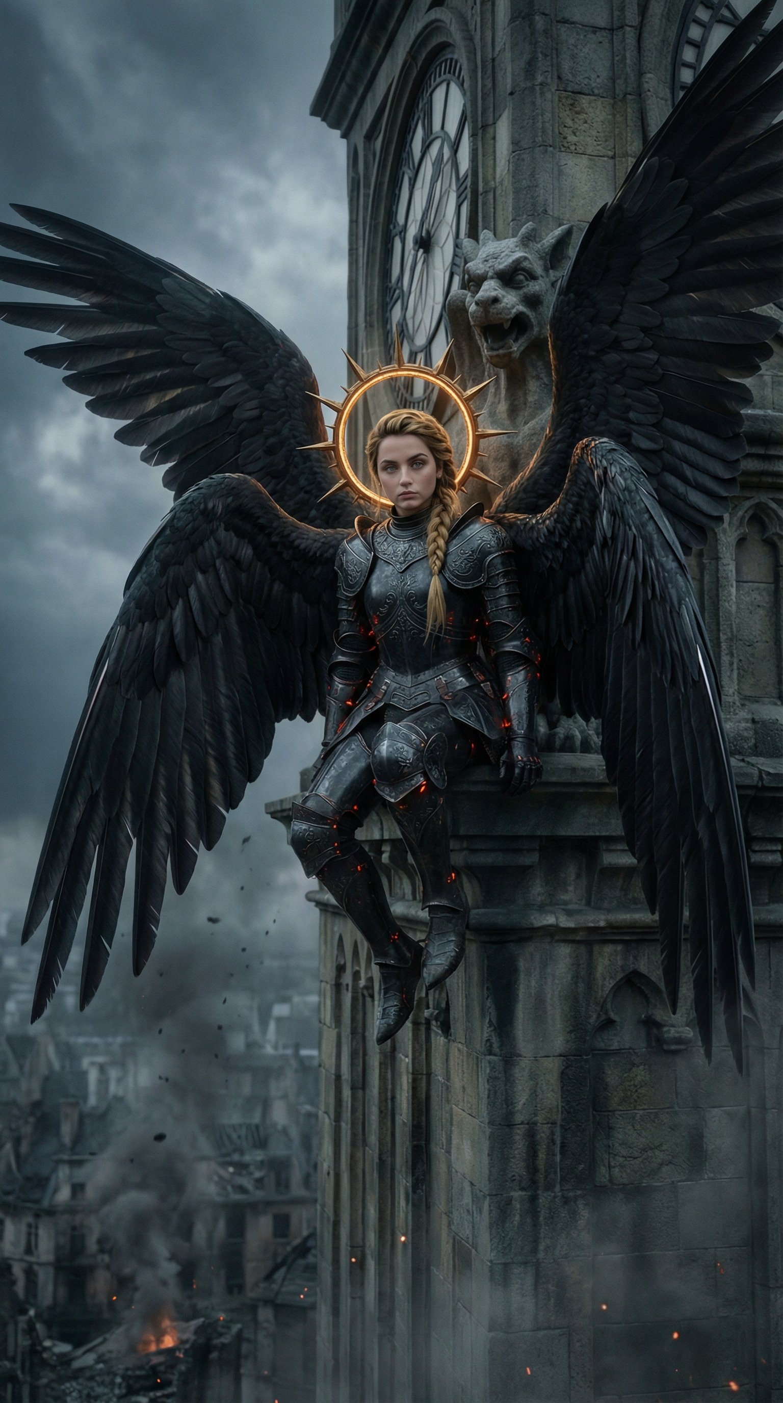 Ana de Armas Fallen Angel Warrior