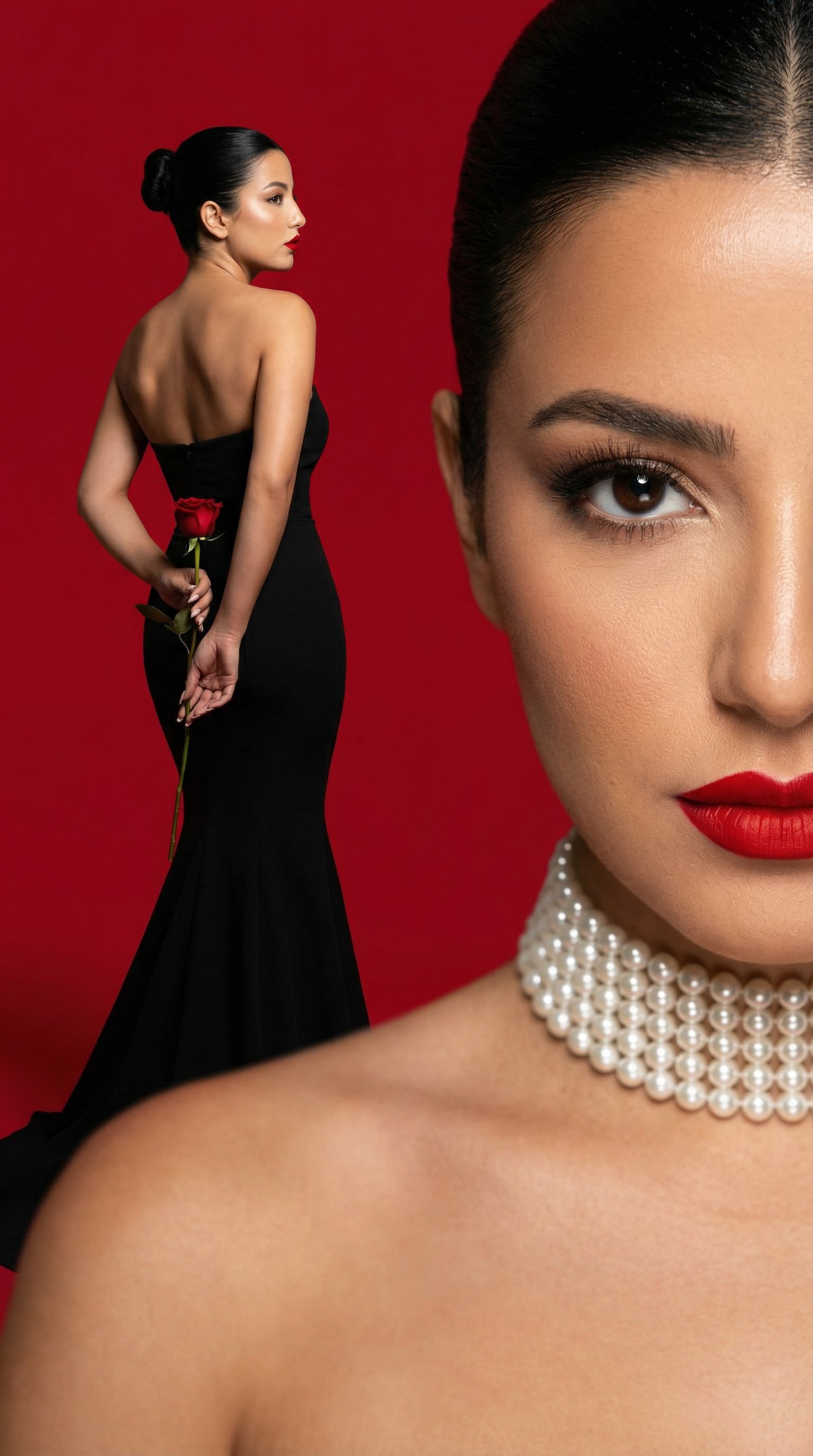 Vogue Cover-Level Beauty Editorial Composition