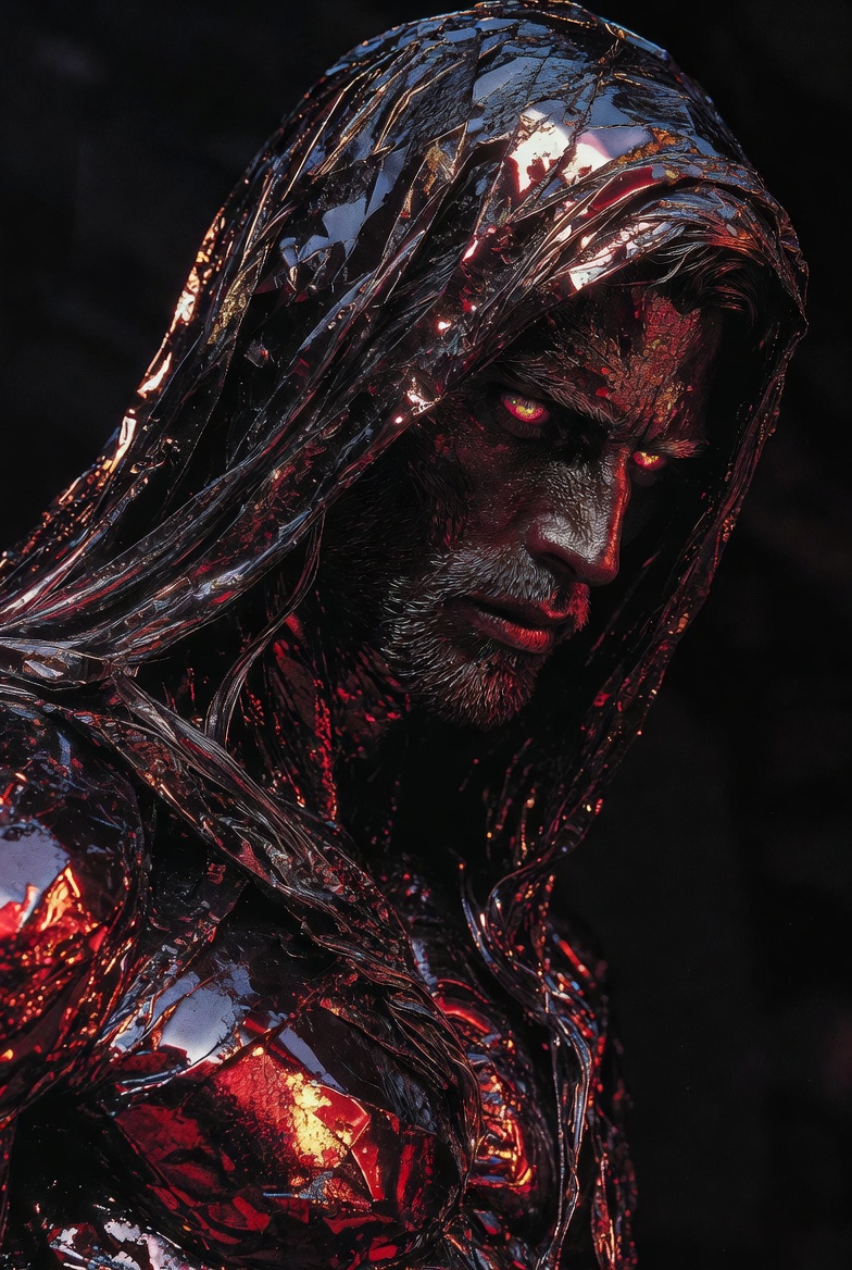 Hooded Assassin in Hematite