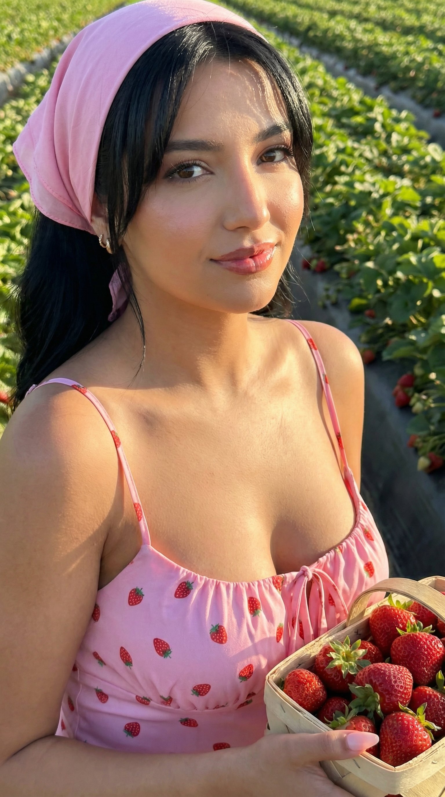 Strawberry Field Fashion Portrait